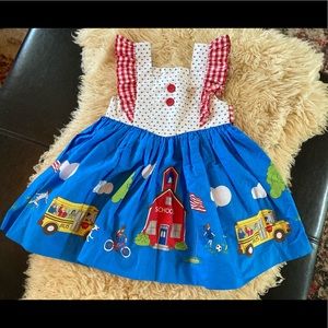 Eleanor Rose school dress 3/4